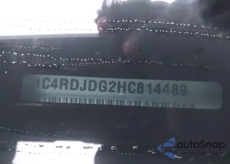 2017 Dodge Durango Gt Awd z USA, uszkodzony, nr VIN 1C4RDJDG2HC814489